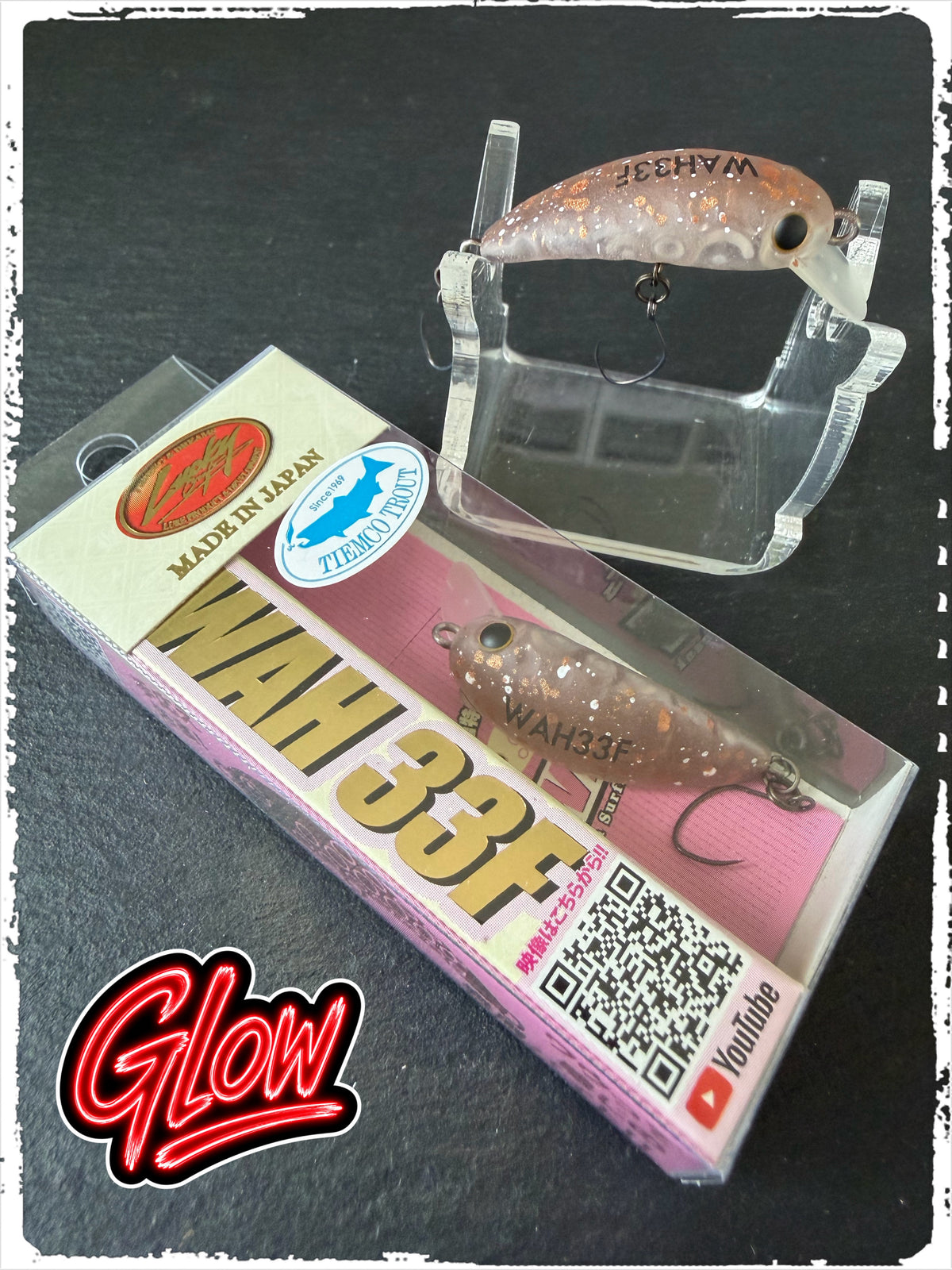 Lucky Craft x Tiemco - Wah - #02 Red Glow Brown (Tiemco) (Glow)