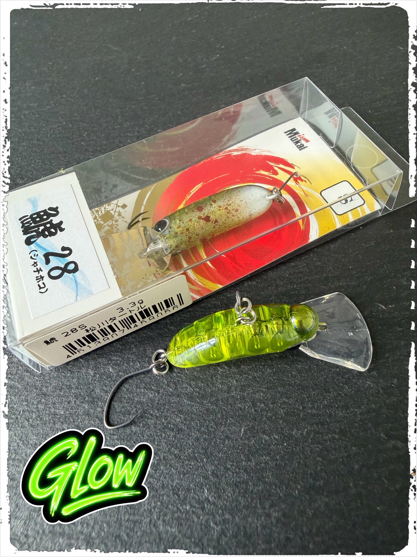 Mukai Fishing vs. FPB Lure´s - Shachihoko 28 S - Sonderfarbe #03 - Matsukawa Turtle (Glow)