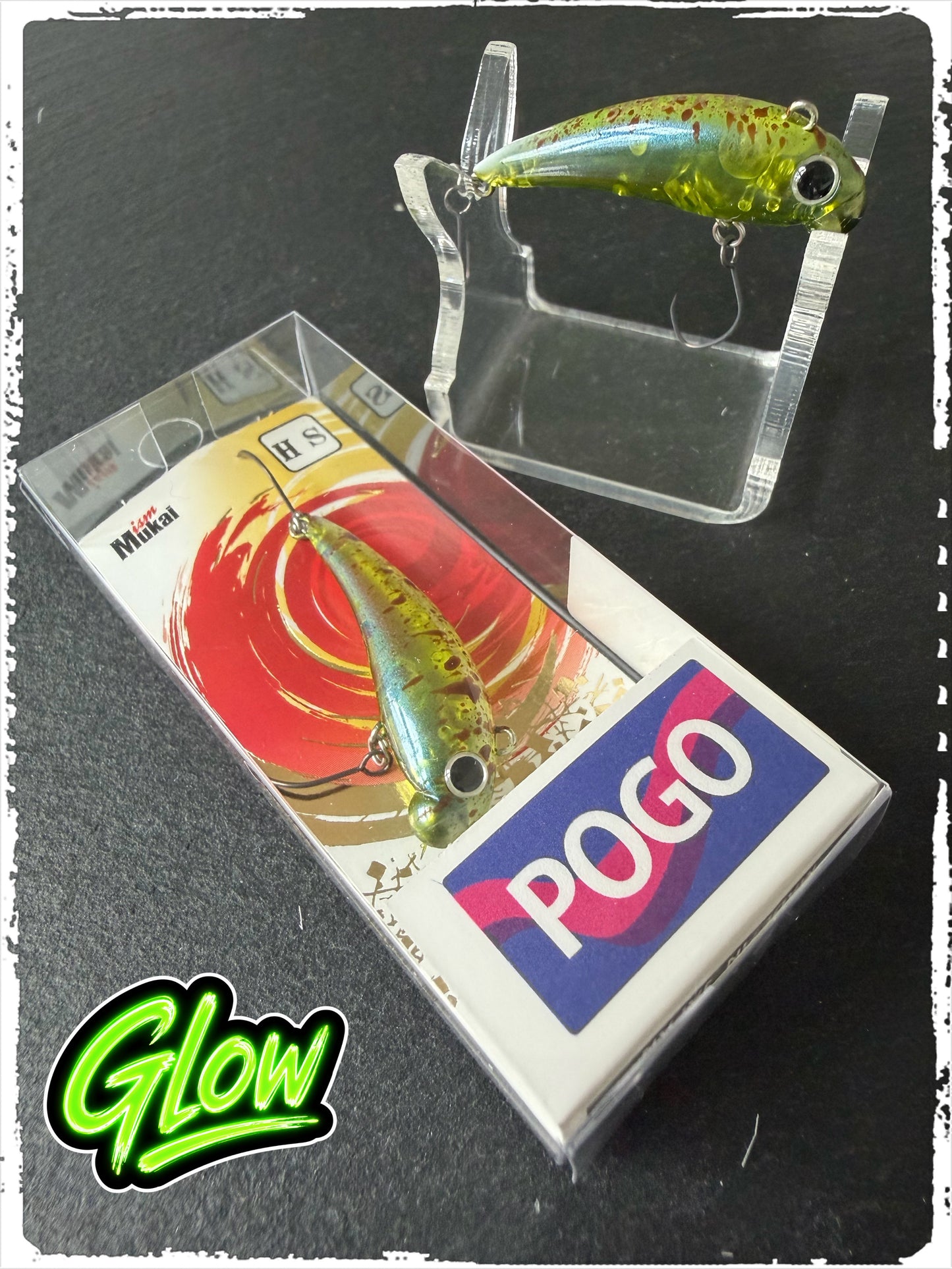 Mukai Fishing vs. FPB Lure´s - Pogo 38 HS - Sonderfarbe #03 - Matsukawa Turtle (Glow)