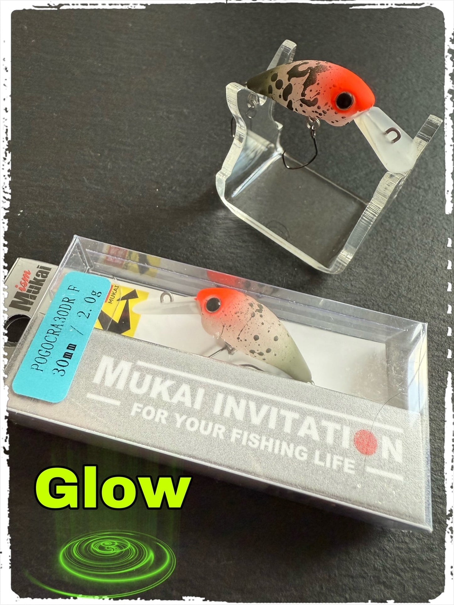 Mukai Fishing – PogoCra 30DR – カニミソオリーブ – #GL07 Crab Rose Olive (Glow)