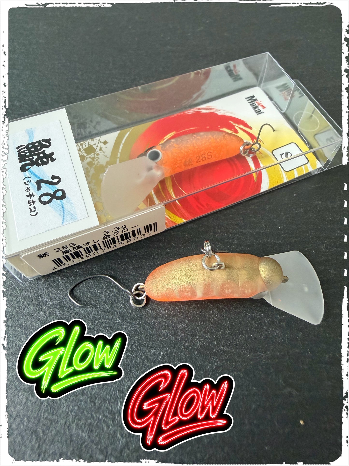 Mukai Fishing vs. FPB Lure´s - Shachihoko 28 S - Sonderfarbe #01 - Expanded Gold/Orange Glow (Glow)