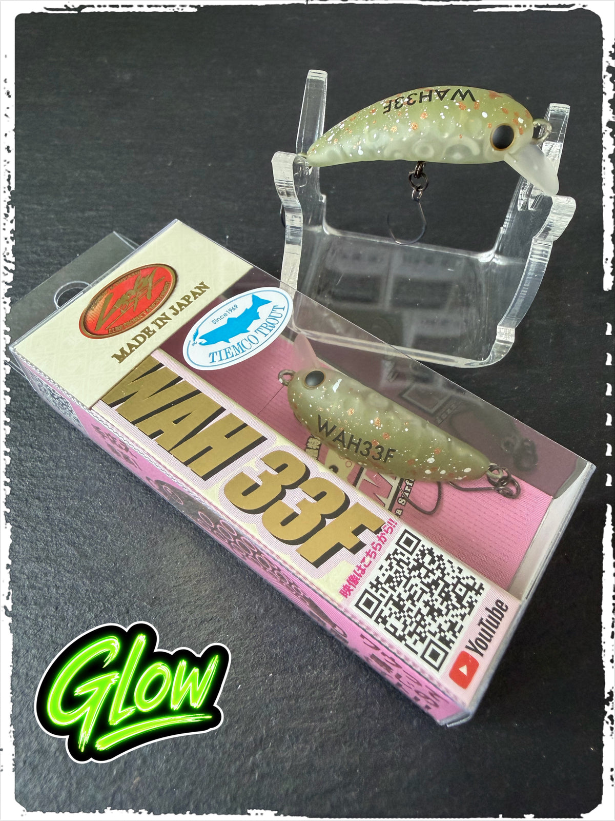 Lucky Craft x Tiemco - Wah - #01 Green Glow Olive (Tiemco) (Glow)