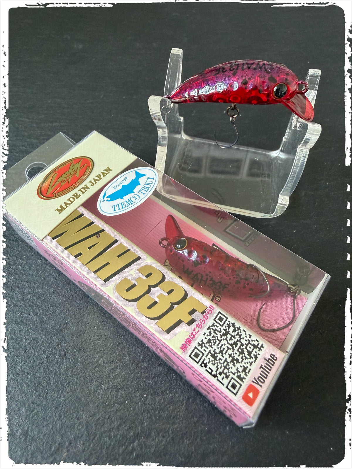 Lucky Craft x Tiemco - Wah - #04 Clear Red - Blue Pearl (Tiemco)