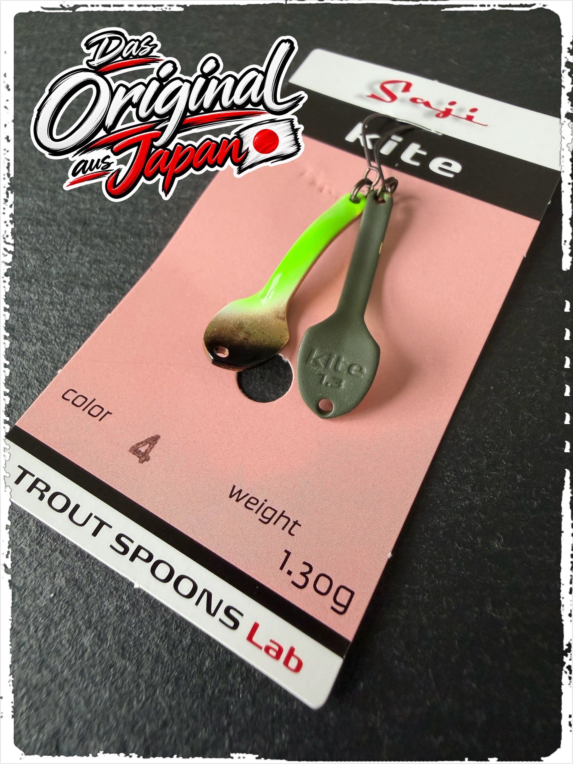 Trout Spoons Lab. (TSL) vs. Rob Lures - Saji Kite #04 The 2024 Tokyo Marathon (Green)