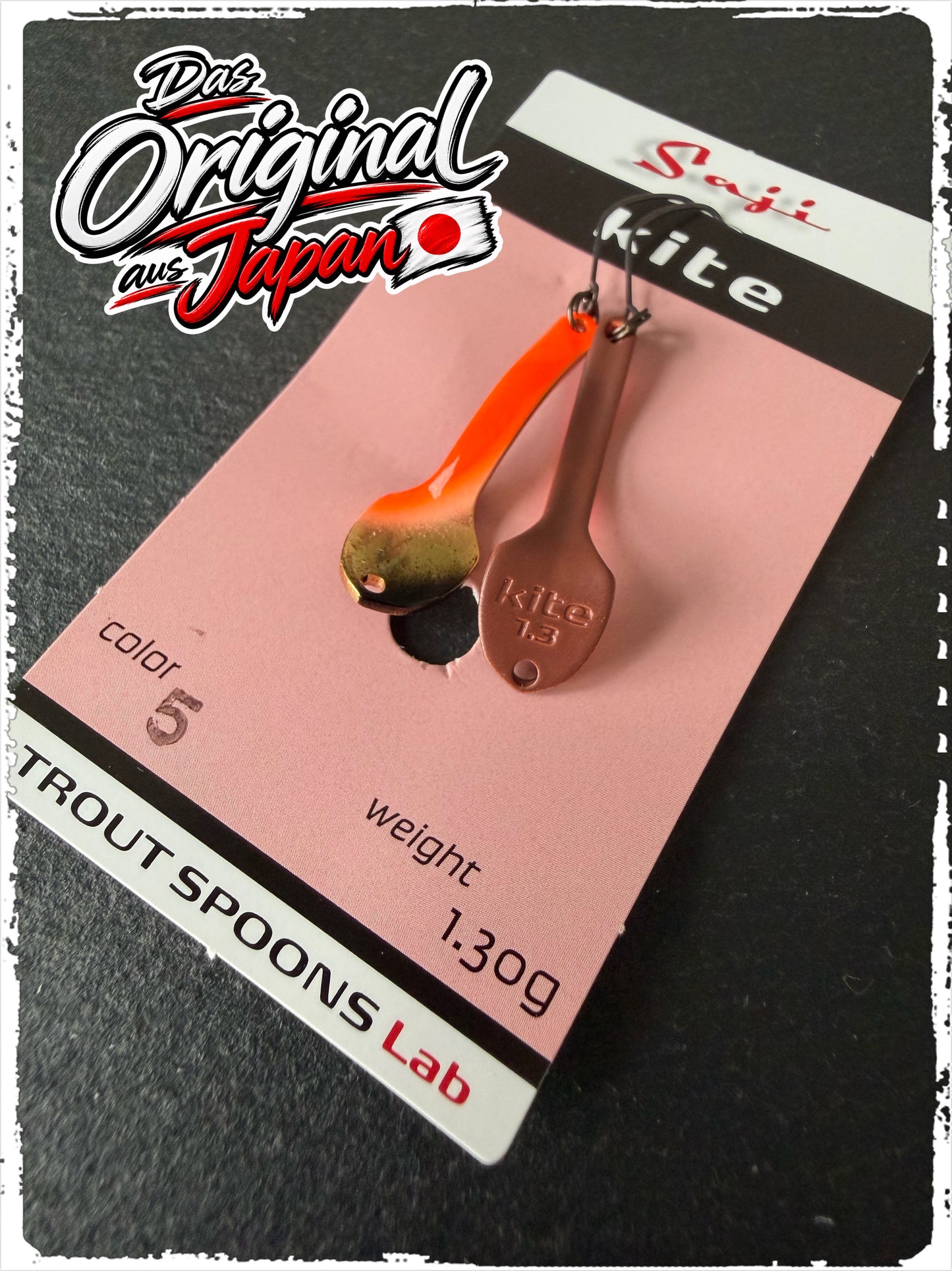 Trout Spoons Lab. (TSL) vs. Rob Lures - Saji Kite #05 The 2024 Tokyo Marathon (Orange)