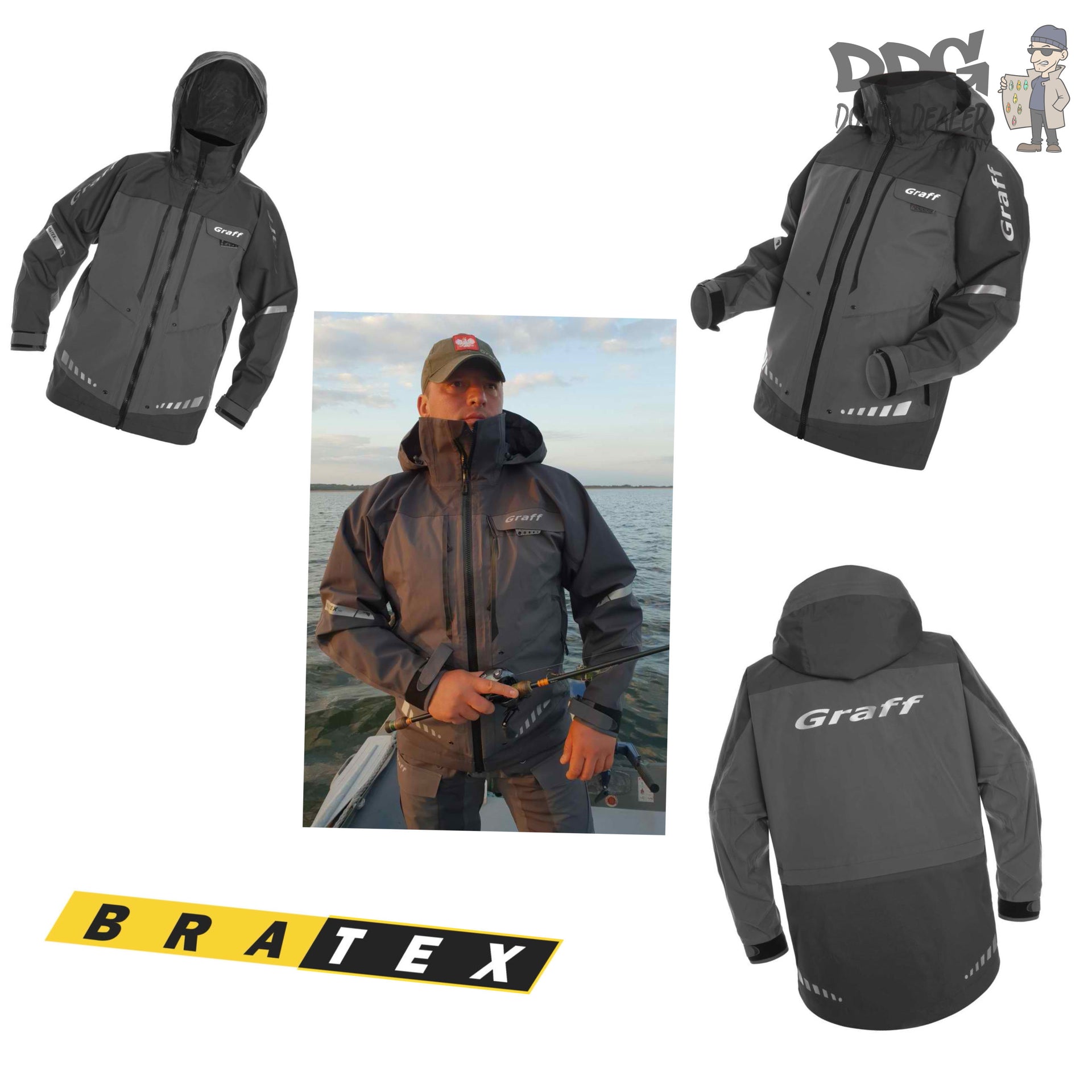 GRAFF HEILBUTT ANGELJACKE