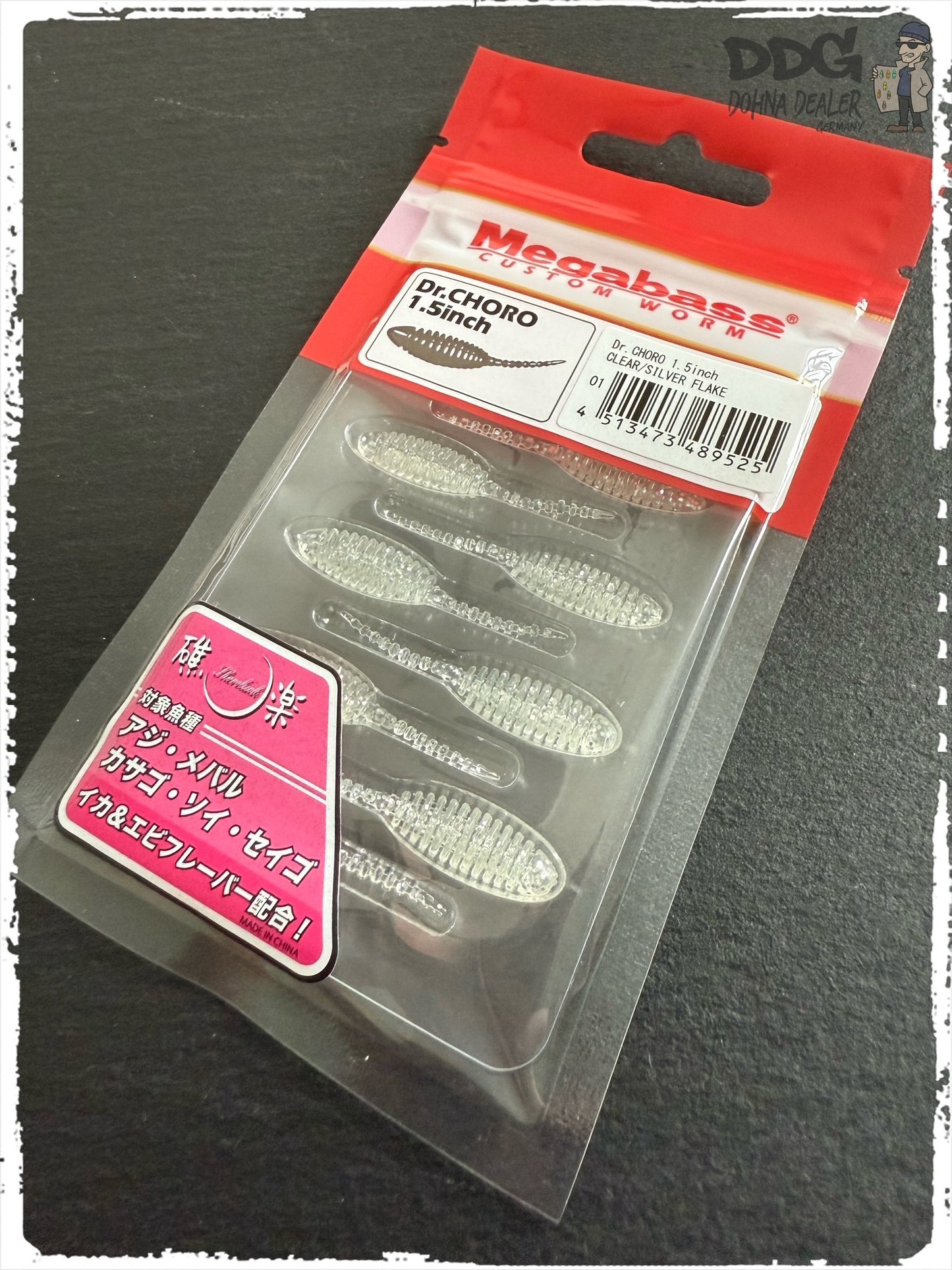 MegaBass – Dr. Choro #01 Clear : Silver Flake