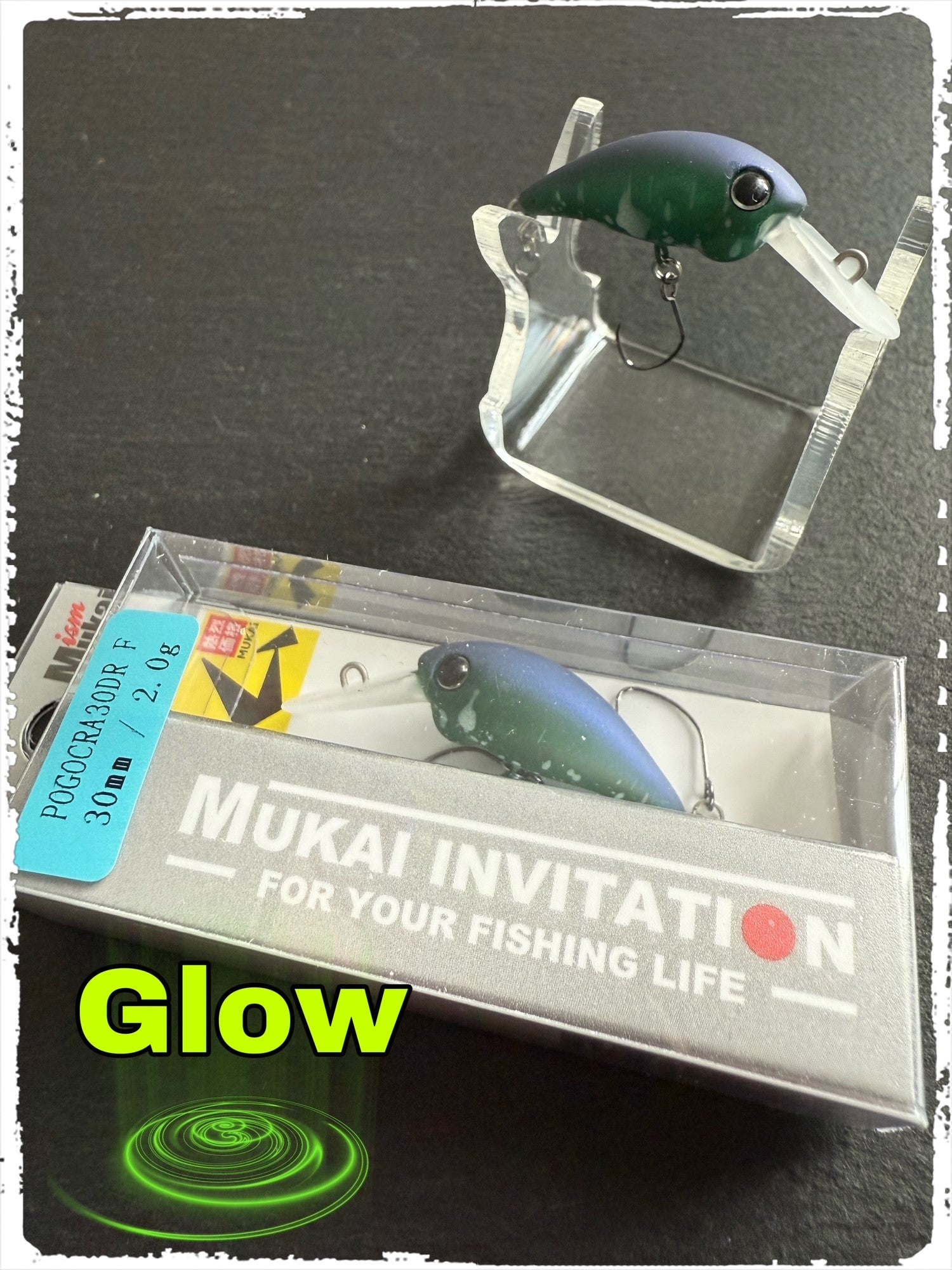 Mukai Fishing – PogoCra 30DR – うすオリーブ – #GL05 Light Olive (Glow)