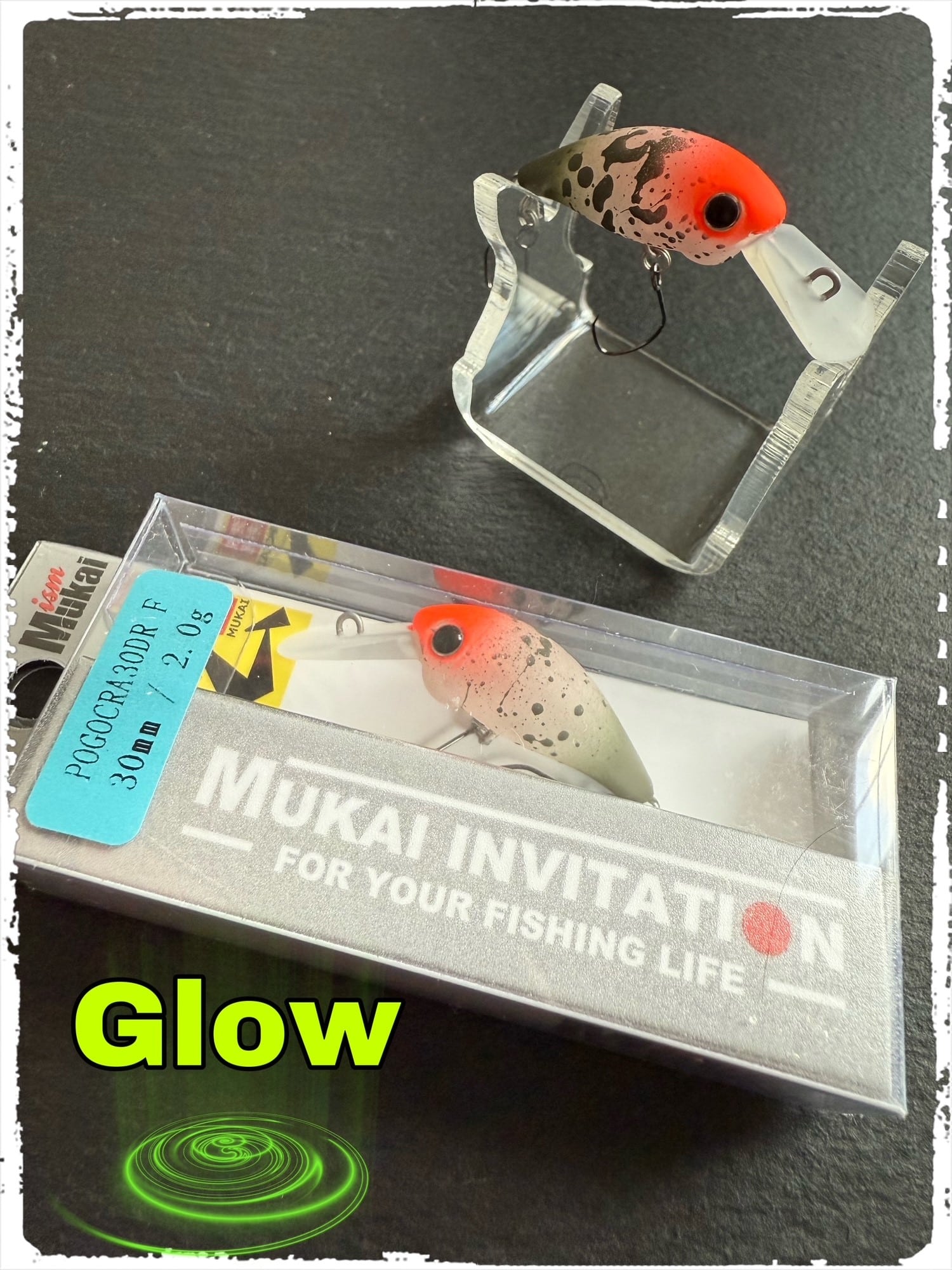 Mukai Fishing – PogoCra 30DR – カニミソオリーブ – #GL07 Crab Rose Olive (Glow)