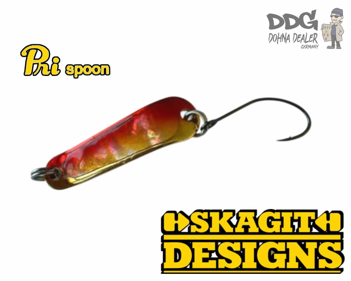 Skagit Designs – Pri Spoon #Gold Red_Awabi (G)