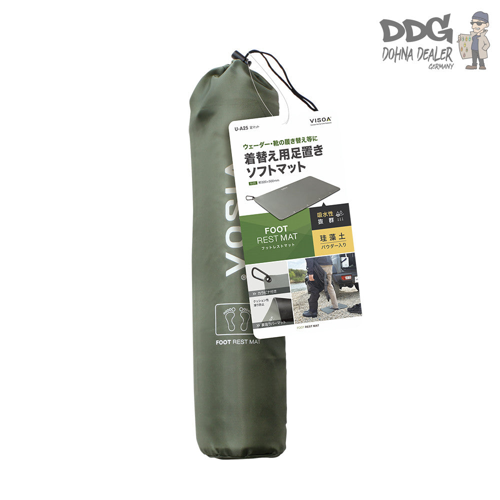 TSUCHIYA YAC Visoa_U-A25_Foot Rest Mat_Olive Darb_1