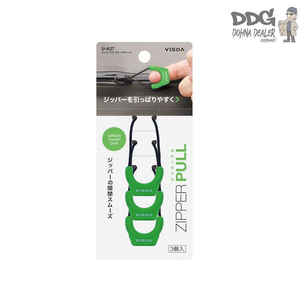 TSUCHIYA YAC Visoa_U-A27_Zipper Pull_Green Chartreuse_1