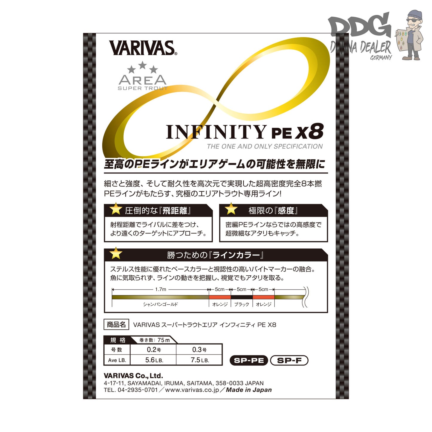 Varivas Area Infinity PE X8_3