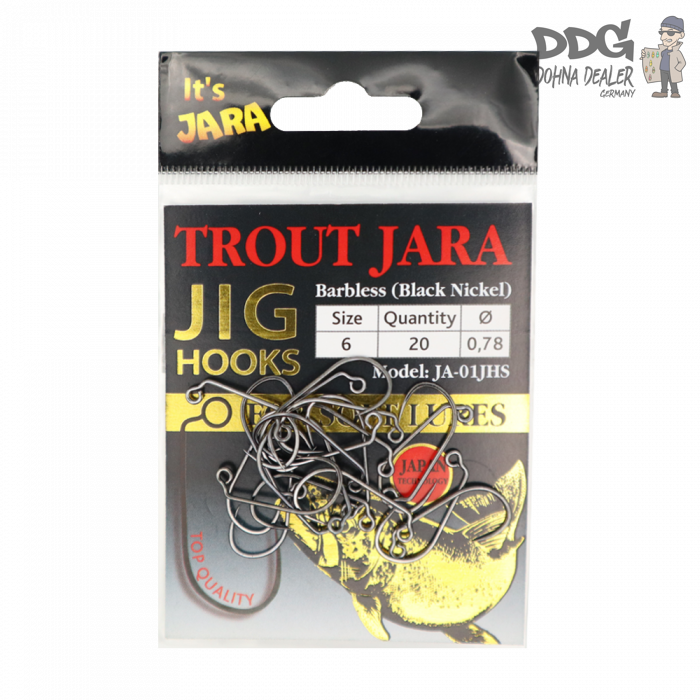 Trout Jara Jig Hooks JA-01JHD- Size 6