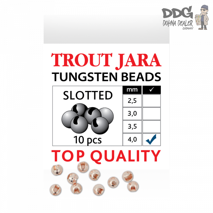 Trout Jara Tungsten Breads – Diamat Gold – 4,0mm