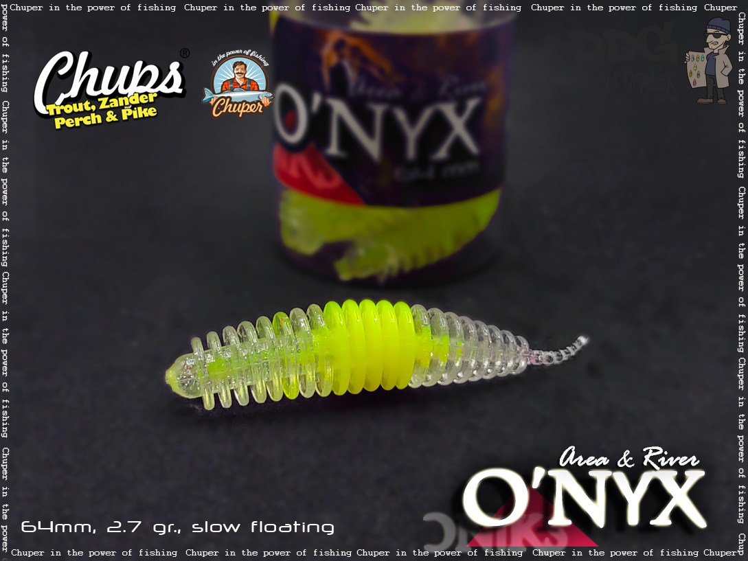 Onyx 64mm – Crystal-Lime Dot-Silver Flakes